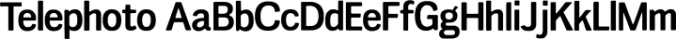 Telephoto Font Preview