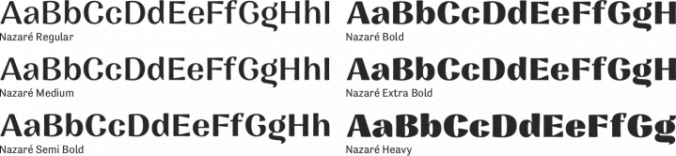 Nazaré Font Preview