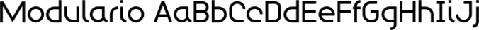 Modulario Font Preview