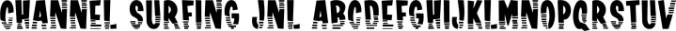 Channel Surfing JNL Font Preview