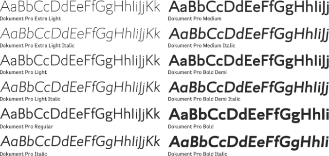 Dokument Pro Font Preview