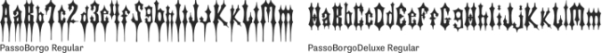 PassoBorgo Font Preview