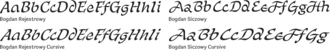 Bogdan Font Preview