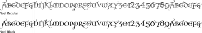 Noel Font Preview