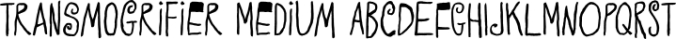 Transmogrifier Font Preview