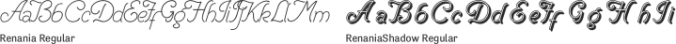 Renania Font Preview