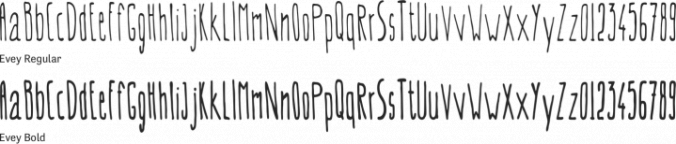 Evey Font Preview