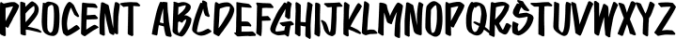 Procent Font Preview