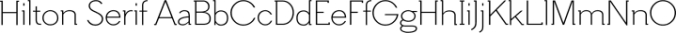 Hilton Serif Font Preview