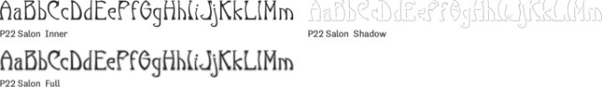 P22 Salon Font Preview