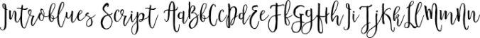 Introblues Script Font Preview