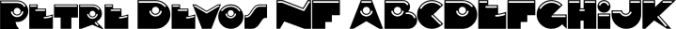 Petre Devos NF Font Preview