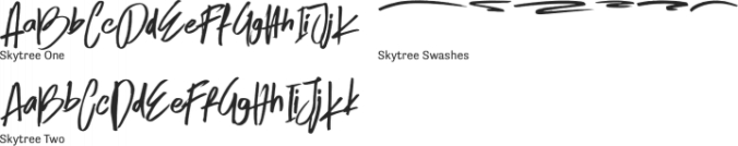 Skytree Font Preview