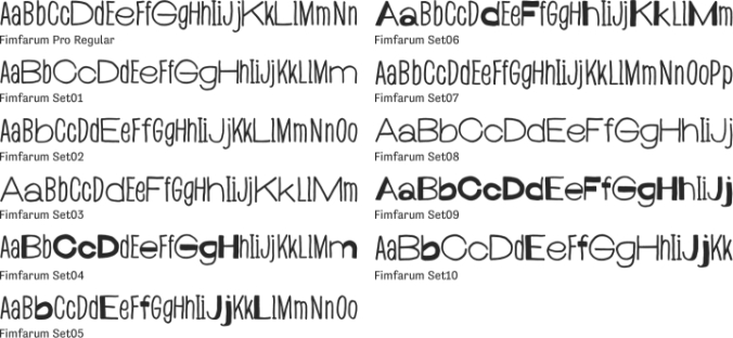 Fimfarum Font Preview