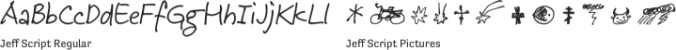 Jeff Script Font Preview