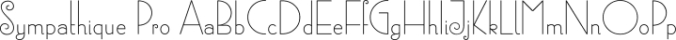 Sympathique Pro Font Preview
