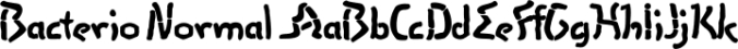 Bacterio Font Preview