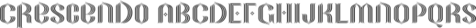Crescendo Font Preview