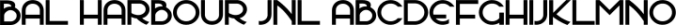 Bal Harbour JNL Font Preview