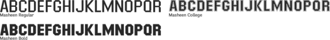 Masheen Font Preview