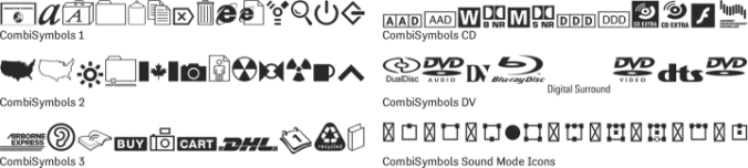 CombiSymbols Font Preview