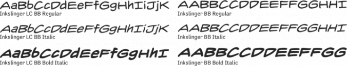 Inkslinger BB Font Preview