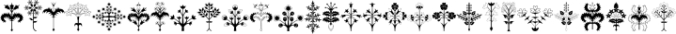 Alien Trees Font Preview
