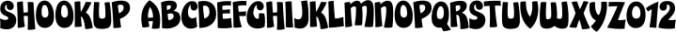 Shookup Font Preview