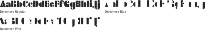 Densmore Font Preview