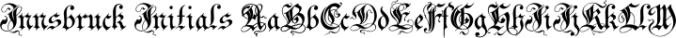Innsbruck Initials Font Preview