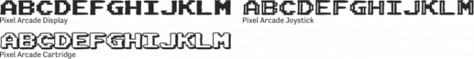 Pixel Arcade Font Preview