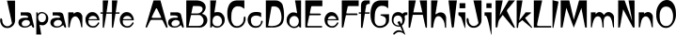 Japanette Font Preview