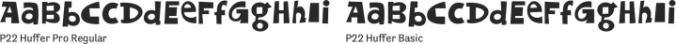 P22 Huffer Pro Font Preview
