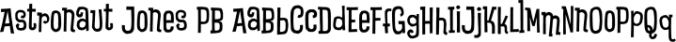Astronaut Jones PB Font Preview