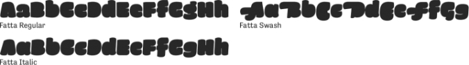Fatta Font Preview