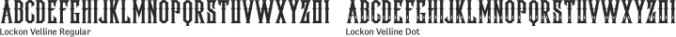 Lockon Velline Font Preview
