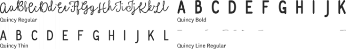 Quincy Font Preview