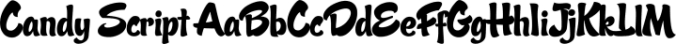 Candy Script Font Preview