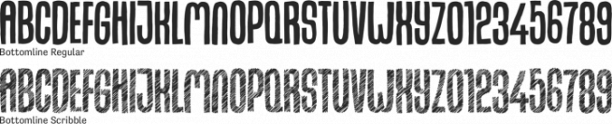 Bottomline Font Preview