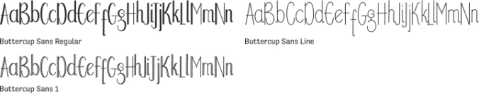 Buttercup Sans Font Preview