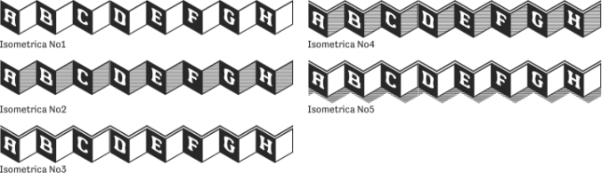 Isometrica Font Preview