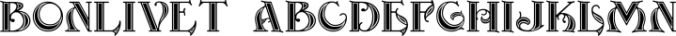Bonlivet Font Preview