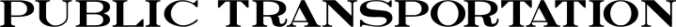 Public Transportation JNL Font Preview