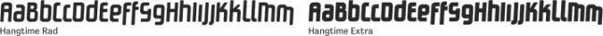 Hangtime Font Preview