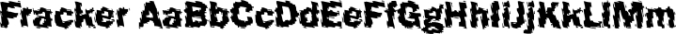 Fracker Font Preview