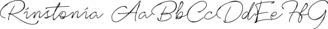 Rinstonia Font Preview