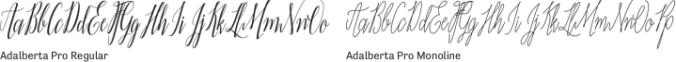 Adalberta Pro Font Preview