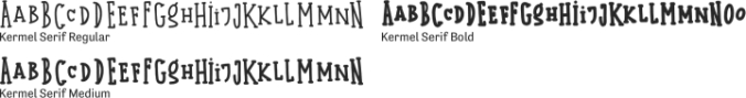 Kermel Serif Font Preview