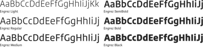 Engrez Font Preview