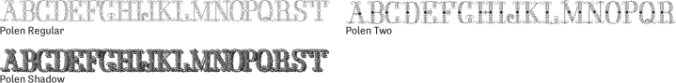 Polen Font Preview